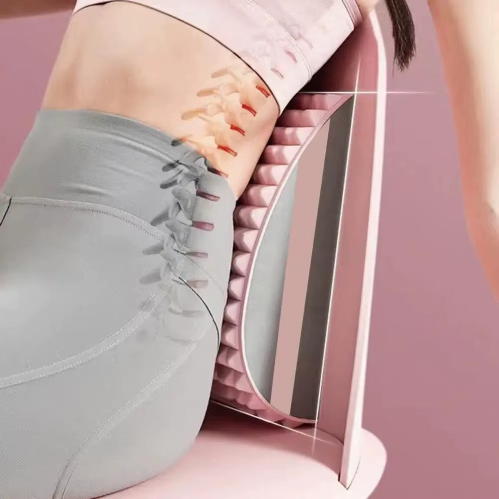 Ultimate Back Neck Massager Stretcher for Herniated Disc Relief – Posture Corrector & Lumbar Traction Massage Pillow