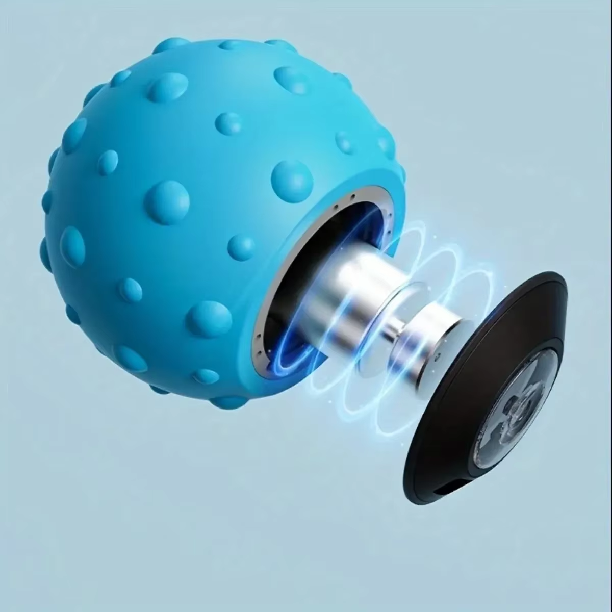 Revitalize Your Senses with the Electric Vibration Massage Ball - Perfect for Foot, Facial, and Full Body Relaxation at Home or Gym!