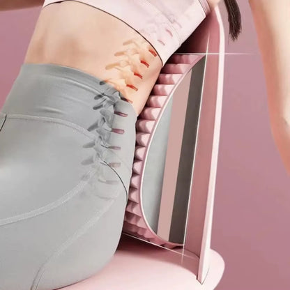 Ultimate Back Neck Massager Stretcher for Herniated Disc Relief – Posture Corrector & Lumbar Traction Massage Pillow