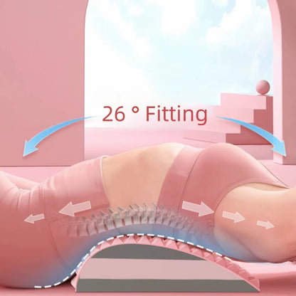 Ultimate Back Neck Massager Stretcher for Herniated Disc Relief – Posture Corrector & Lumbar Traction Massage Pillow