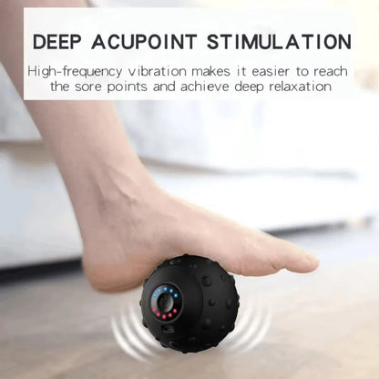 Revitalize Your Senses with the Electric Vibration Massage Ball - Perfect for Foot, Facial, and Full Body Relaxation at Home or Gym!
